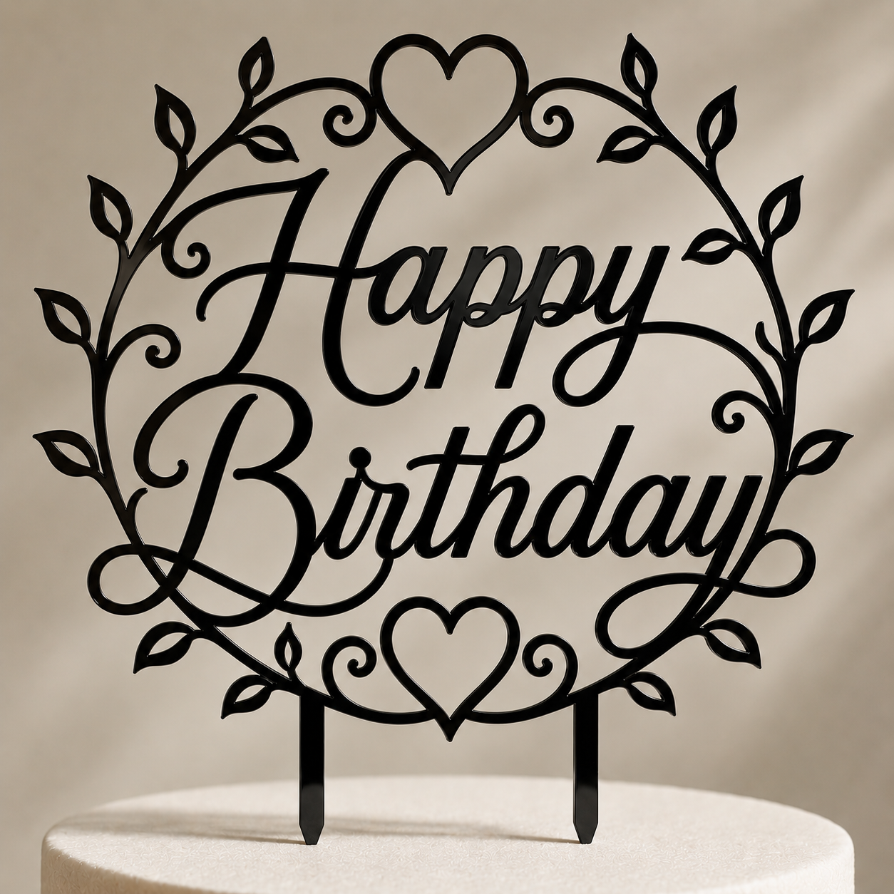 Happy Birthday Cake Topper