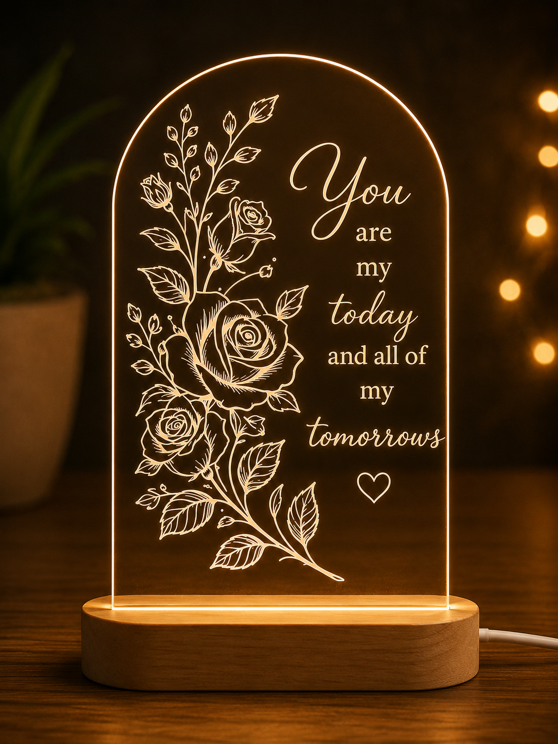 You Are My Today LED Lamp