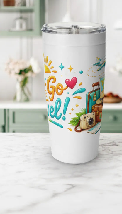 Adventure Awaits – 20oz Travel Tumbler