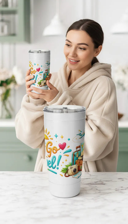 Adventure Awaits – 20oz Travel Tumbler