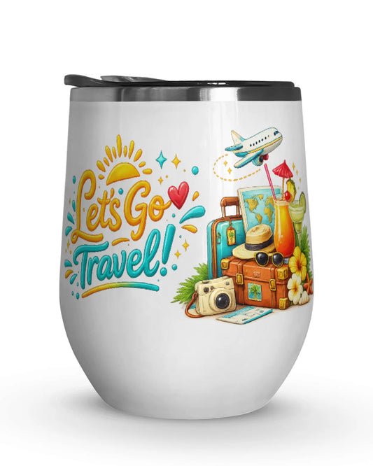 Adventure Awaits – Travel Tumbler 12 oz