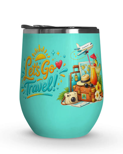 Adventure Awaits – Travel Tumbler 12 oz