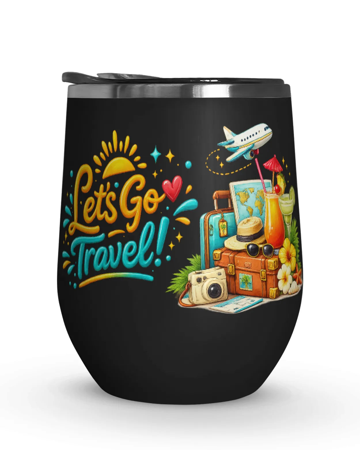 Adventure Awaits – Travel Tumbler 12 oz