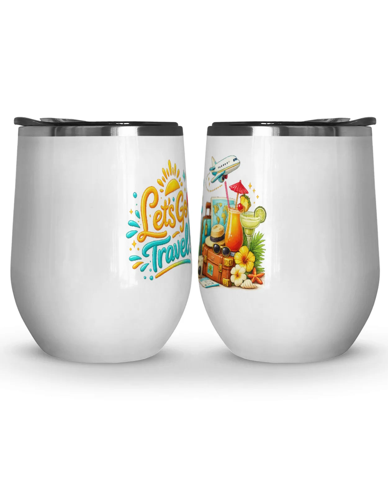 Adventure Awaits – Travel Tumbler 12 oz