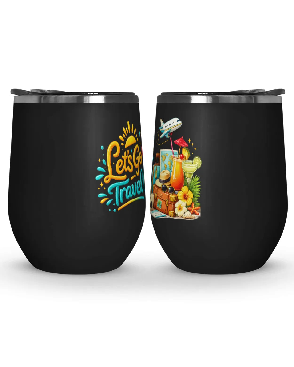Adventure Awaits – Travel Tumbler 12 oz