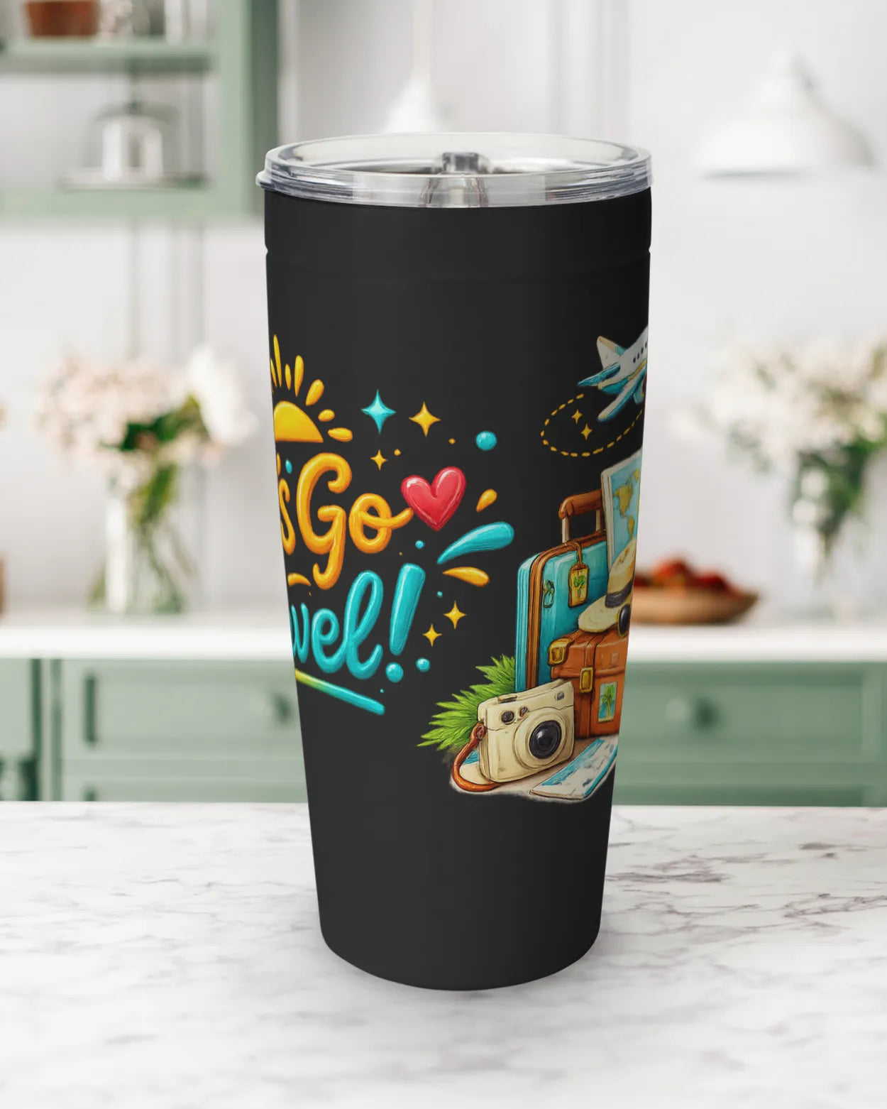 Adventure Awaits – 20oz Travel Tumbler