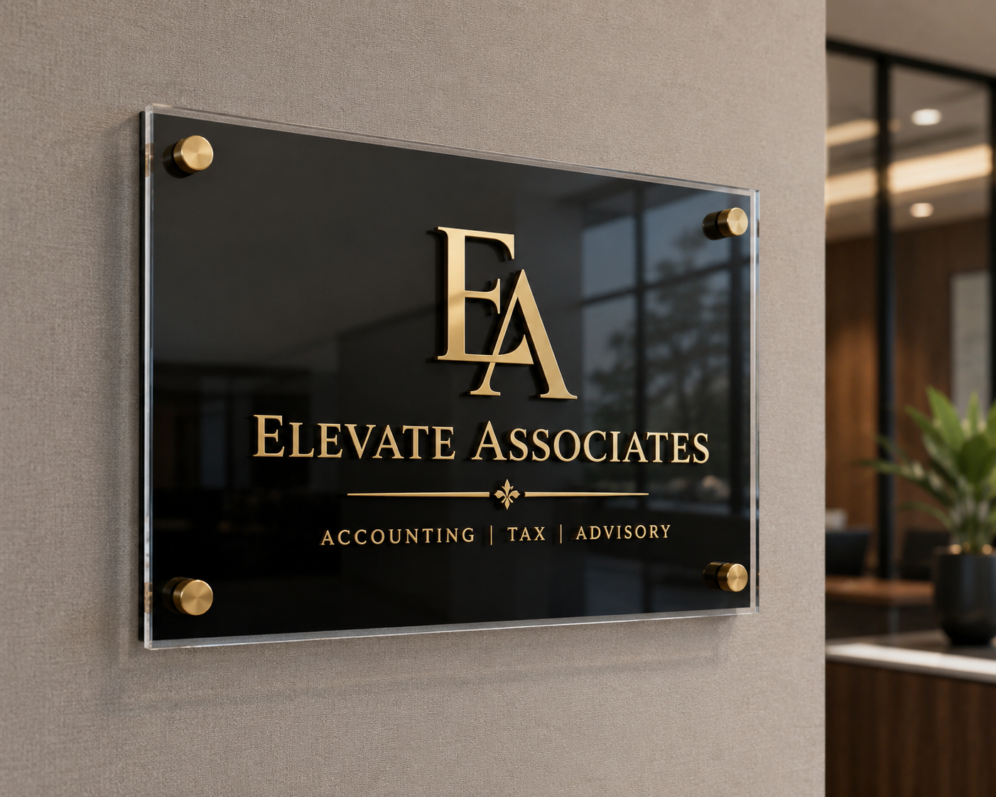 Lumen Edge Office Logo Sign