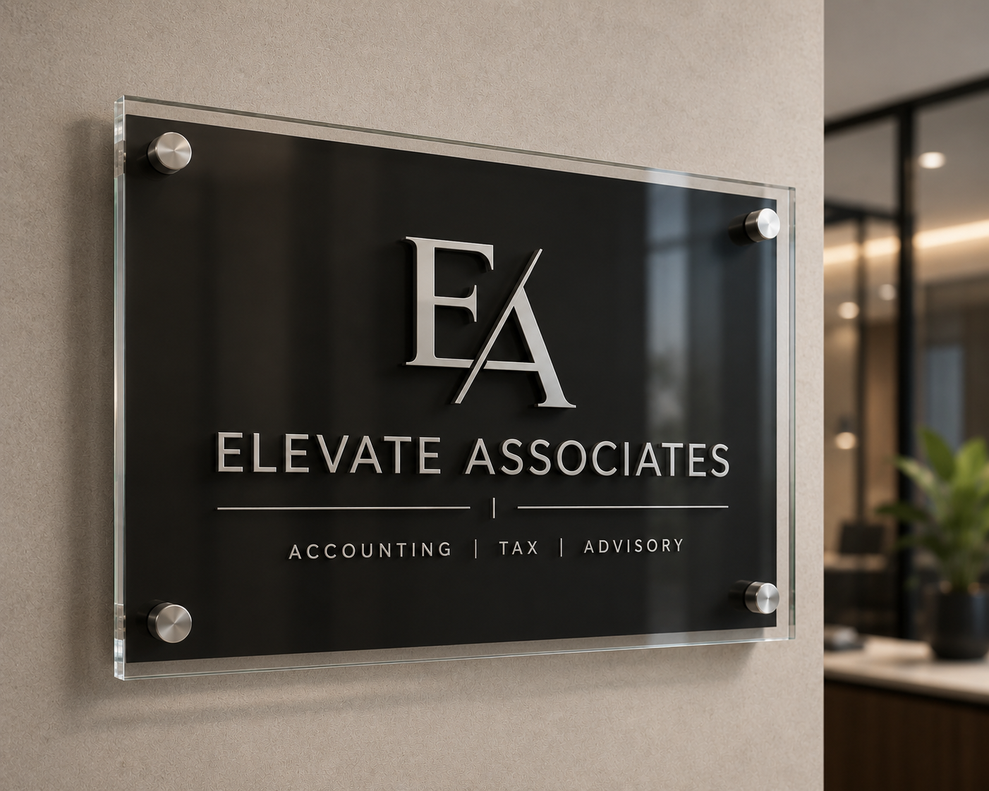 Lumen Edge Office Logo Sign