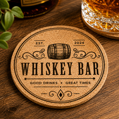 Oak Reserve Cork Coaster
