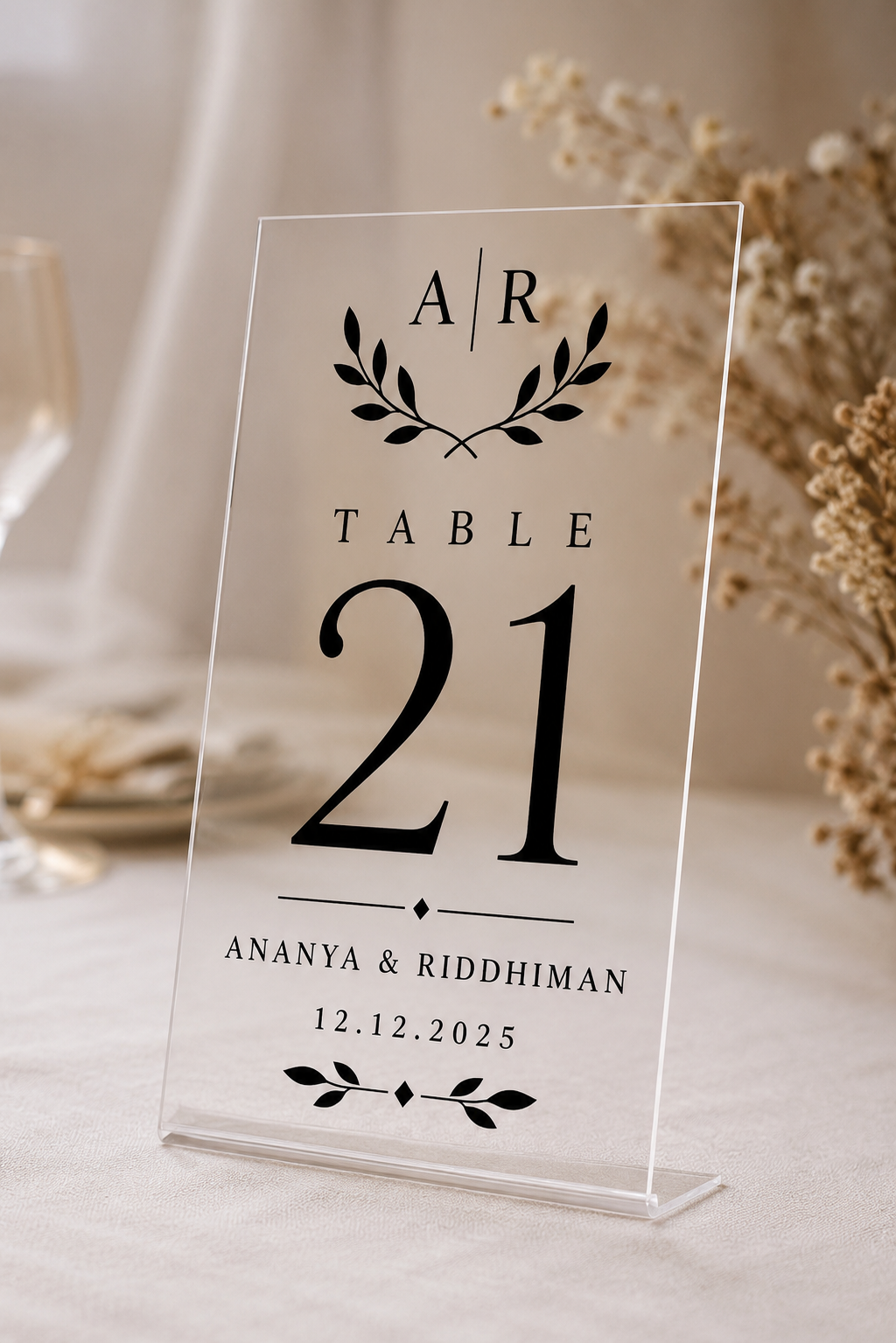 Signature Table Sign
