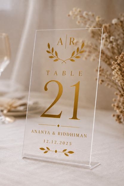 Signature Table Sign
