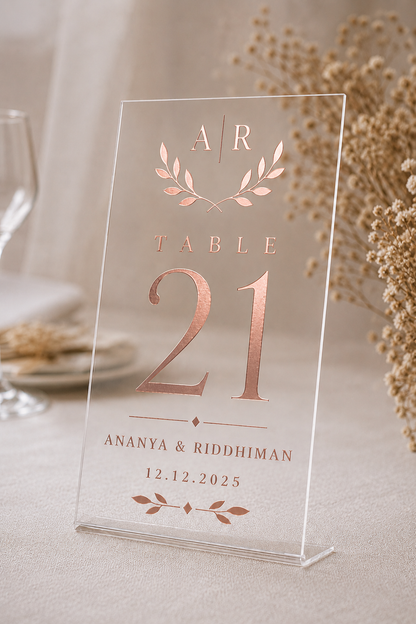 Signature Table Sign