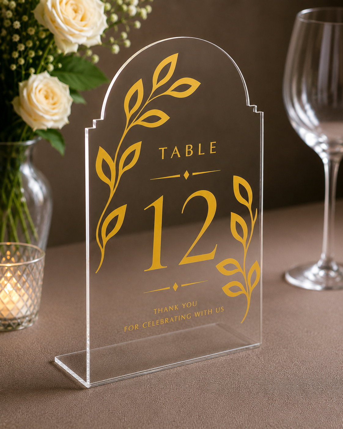Roselle Table Sign