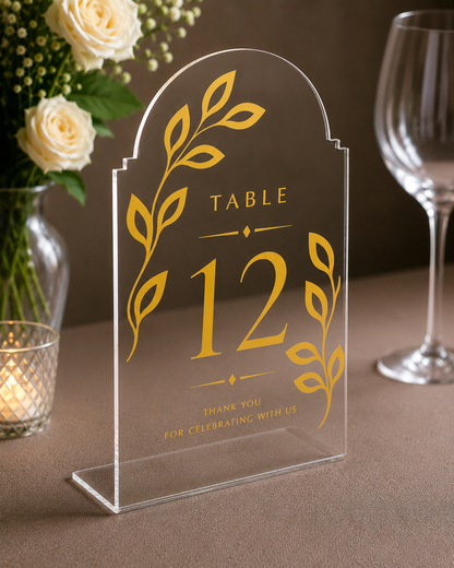 Roselle Table Sign