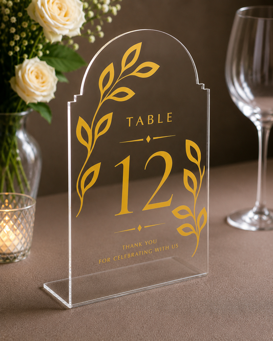 Roselle Table Sign