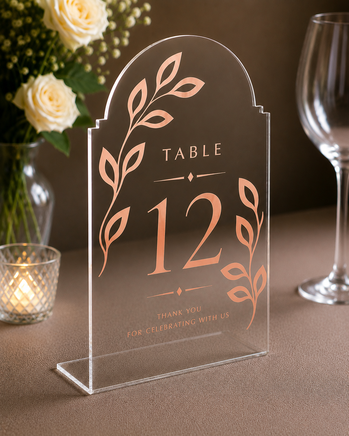 Roselle Table Sign