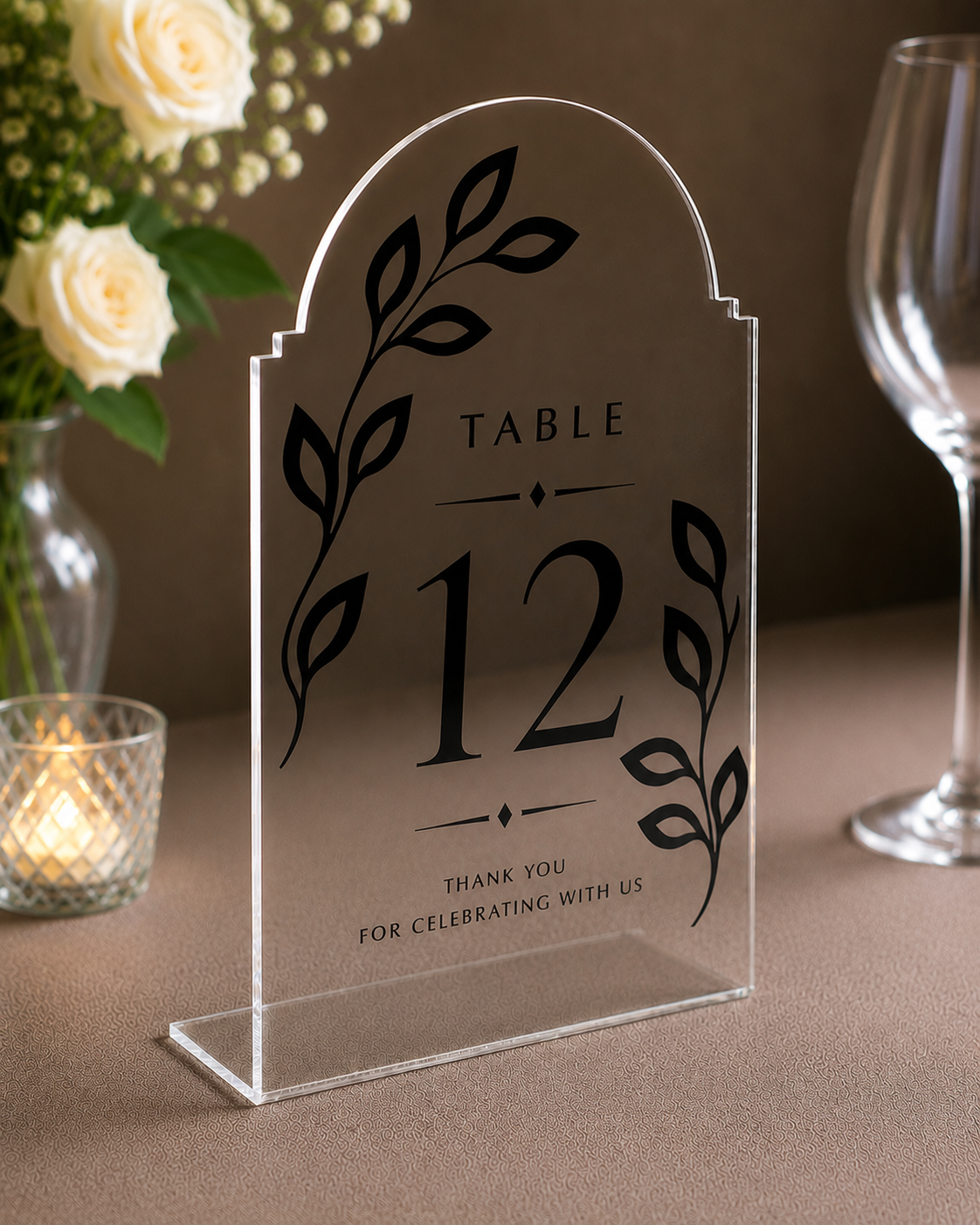 Roselle Table Sign