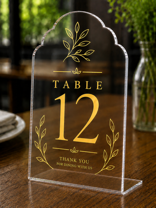 Harbor Arch Table Marker
