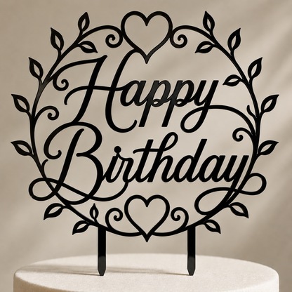 Happy Birthday Cake Topper