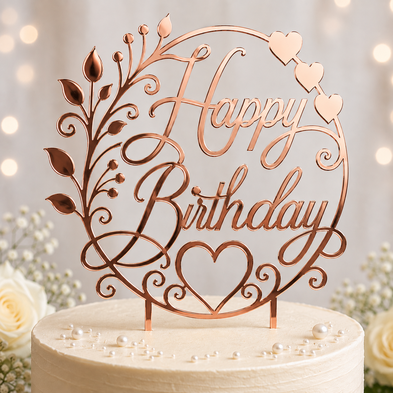 Happy Birthday Cake Topper