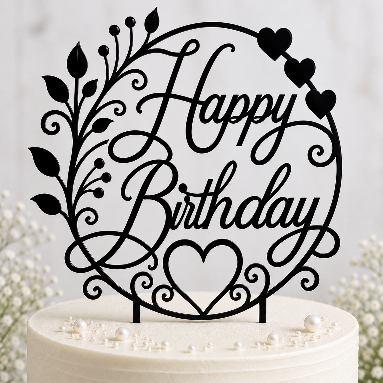 Happy Birthday Cake Topper