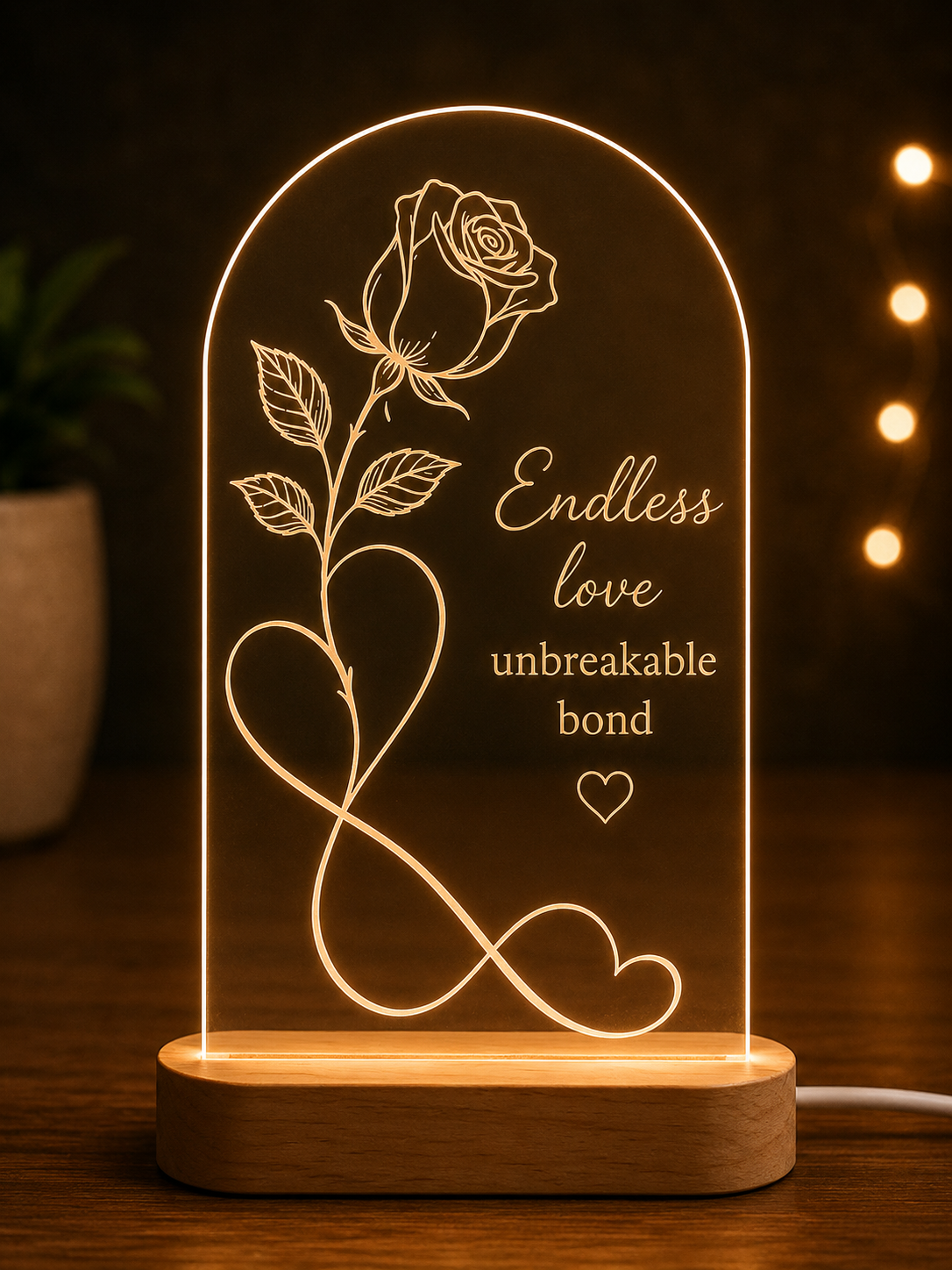 Endless Love LED Lamp