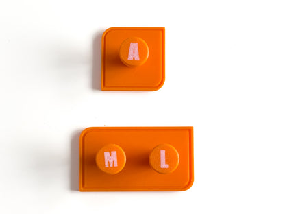 Personalized Towel Hook: 3D Printed PLA Plastic, Wall Mounted