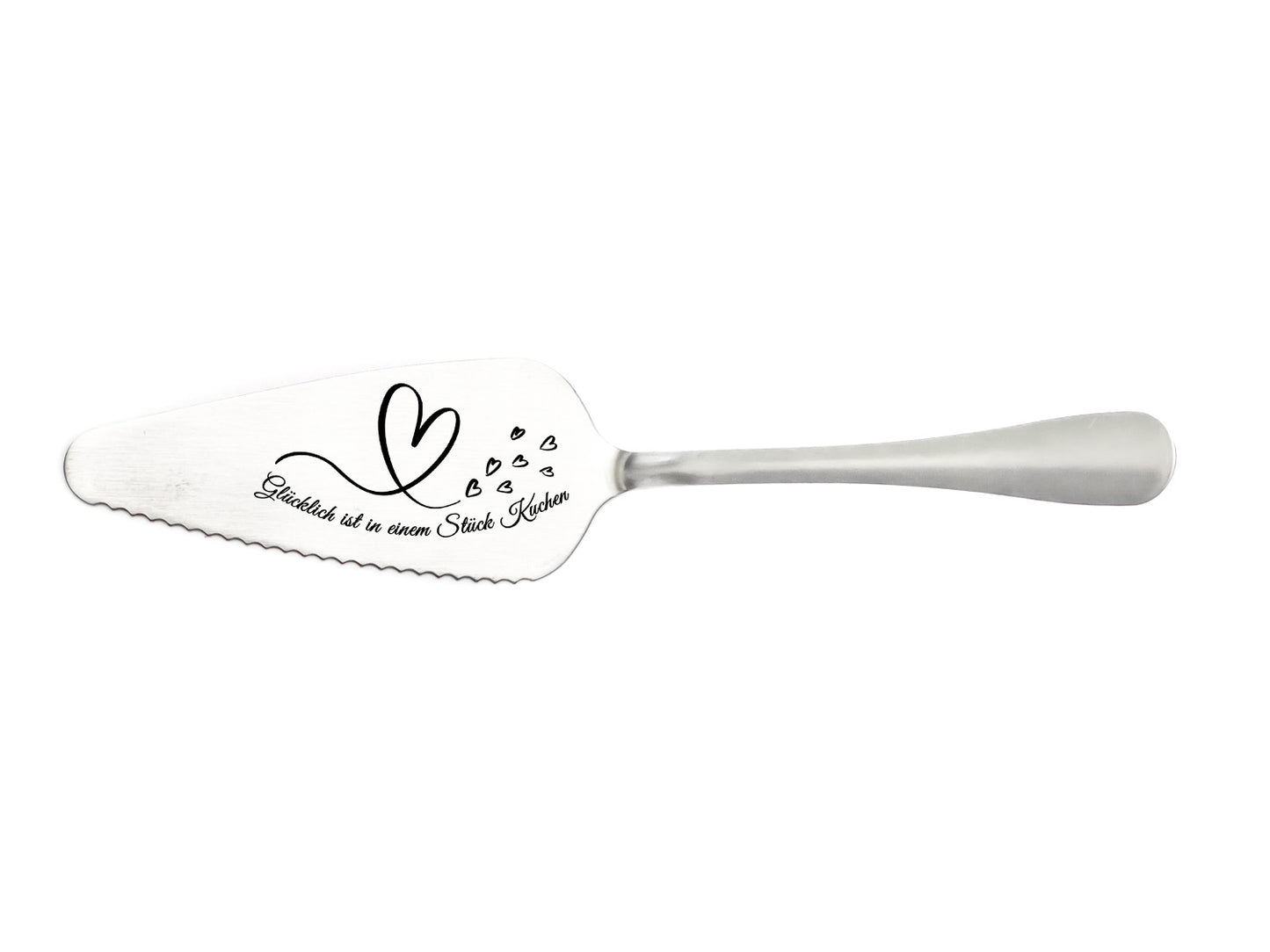 Personalized Cake Server Set – Engraved Stainless Steel Wedding Gift