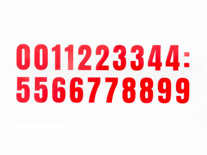 Custom Vinyl Number Set