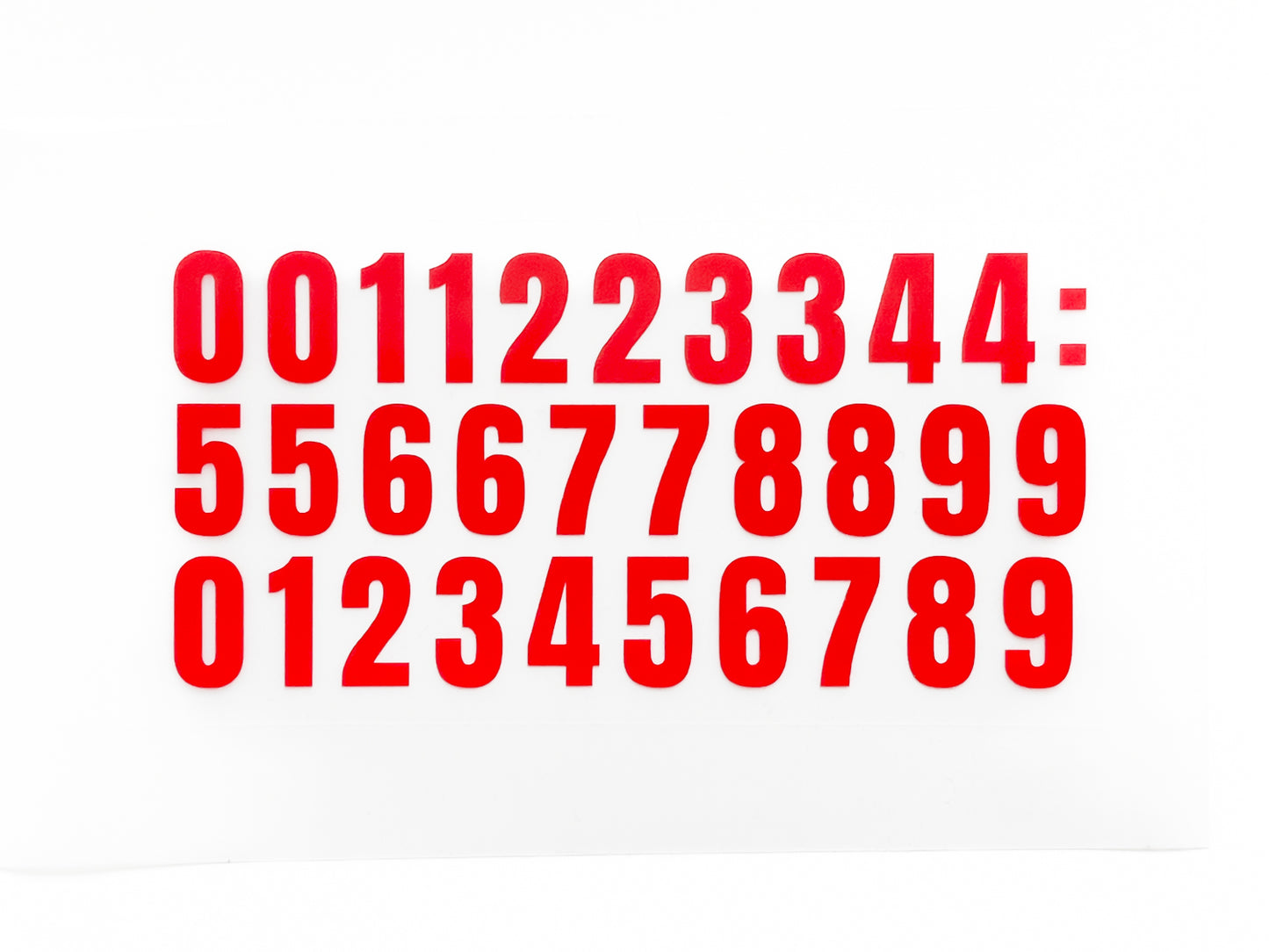 Custom Vinyl Number Set