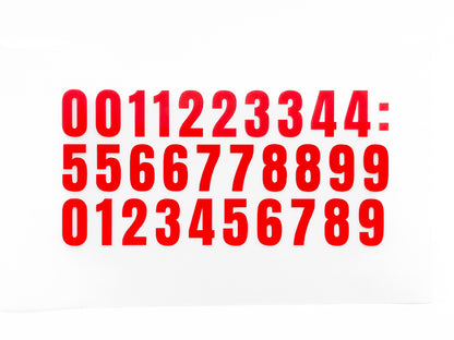 Custom Vinyl Number Set