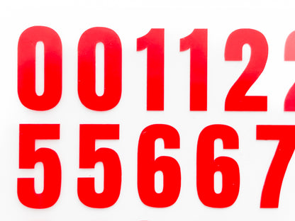 Custom Vinyl Number Set