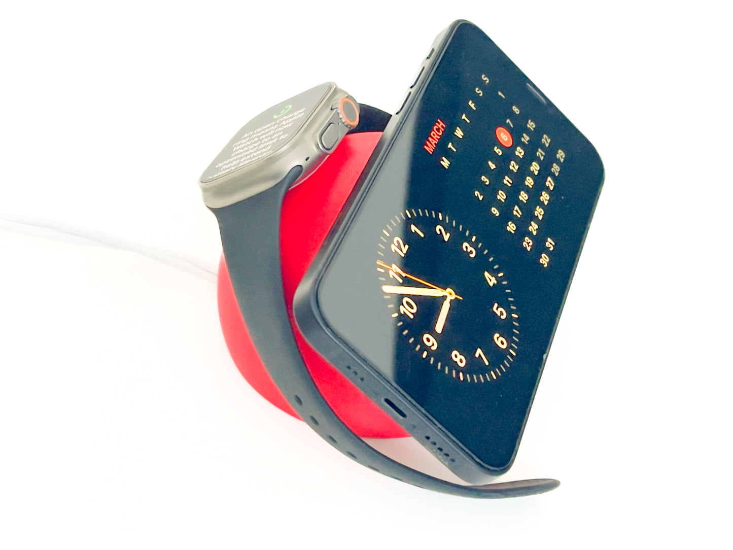 2-in-1 Magnetic Phone & Smartwatch Charging Stand