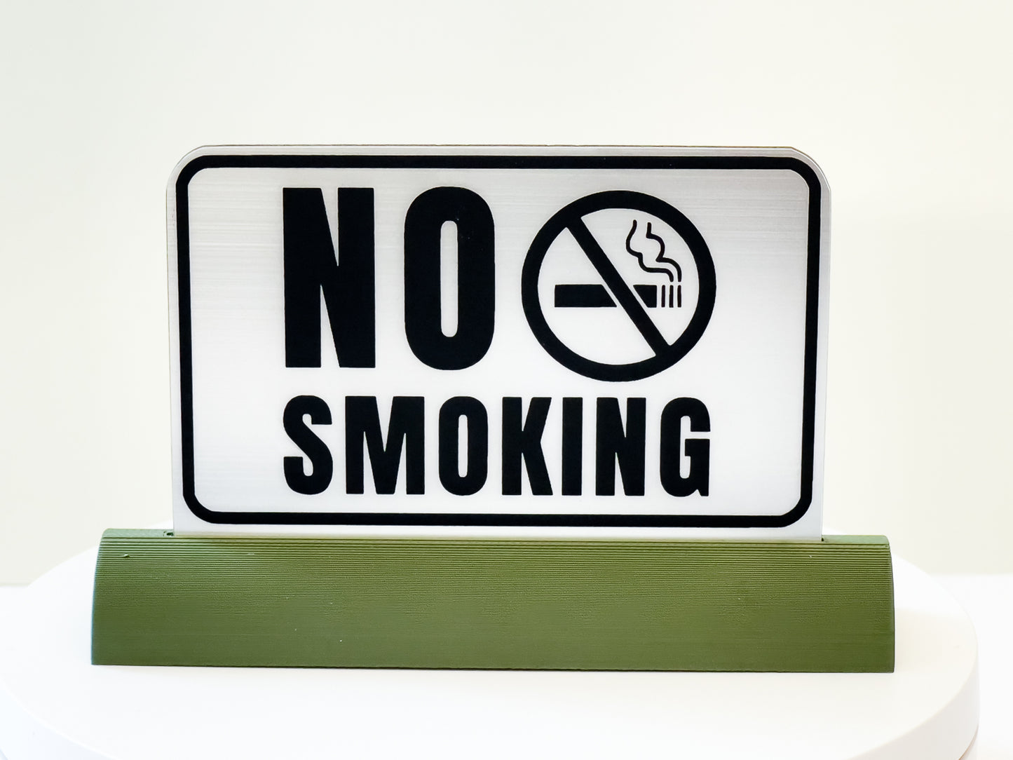 Acrylic "No Smoking" Table Sign