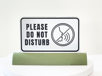 Acrylic "Please Do Not Disturb" Sign
