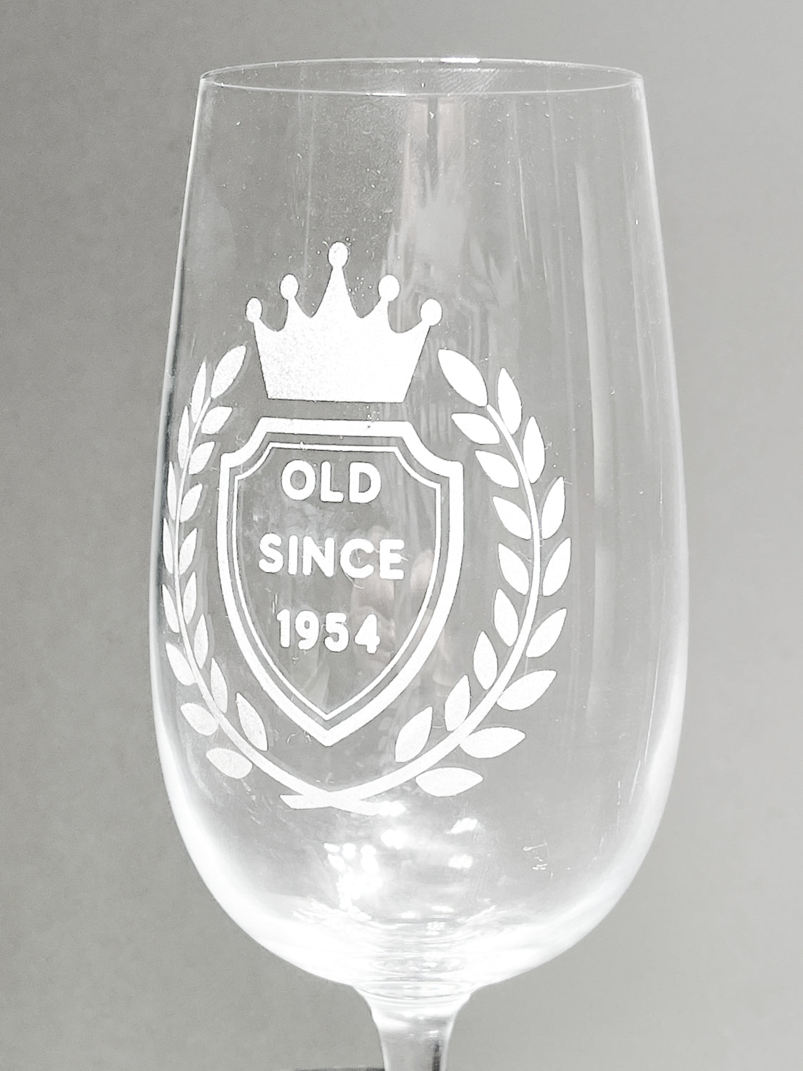 Personalized wheat beer pint glass