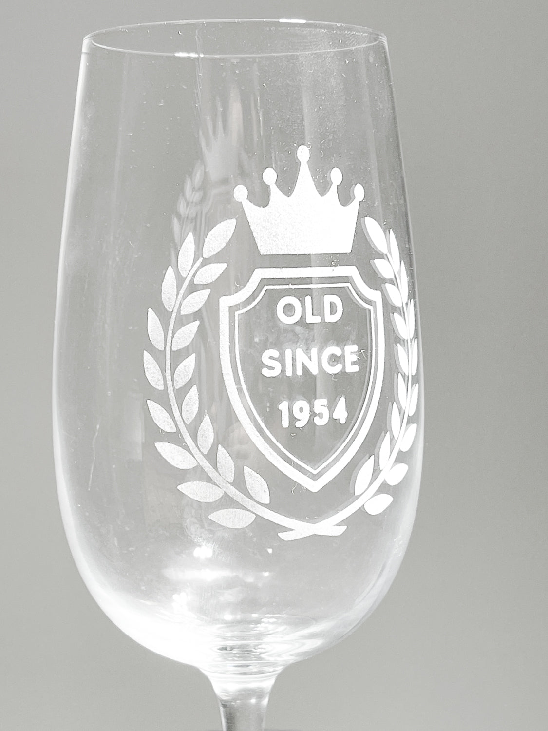 Personalized wheat beer pint glass