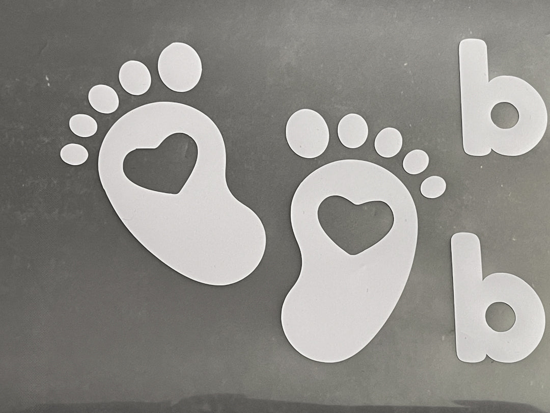 Baby on board for car window