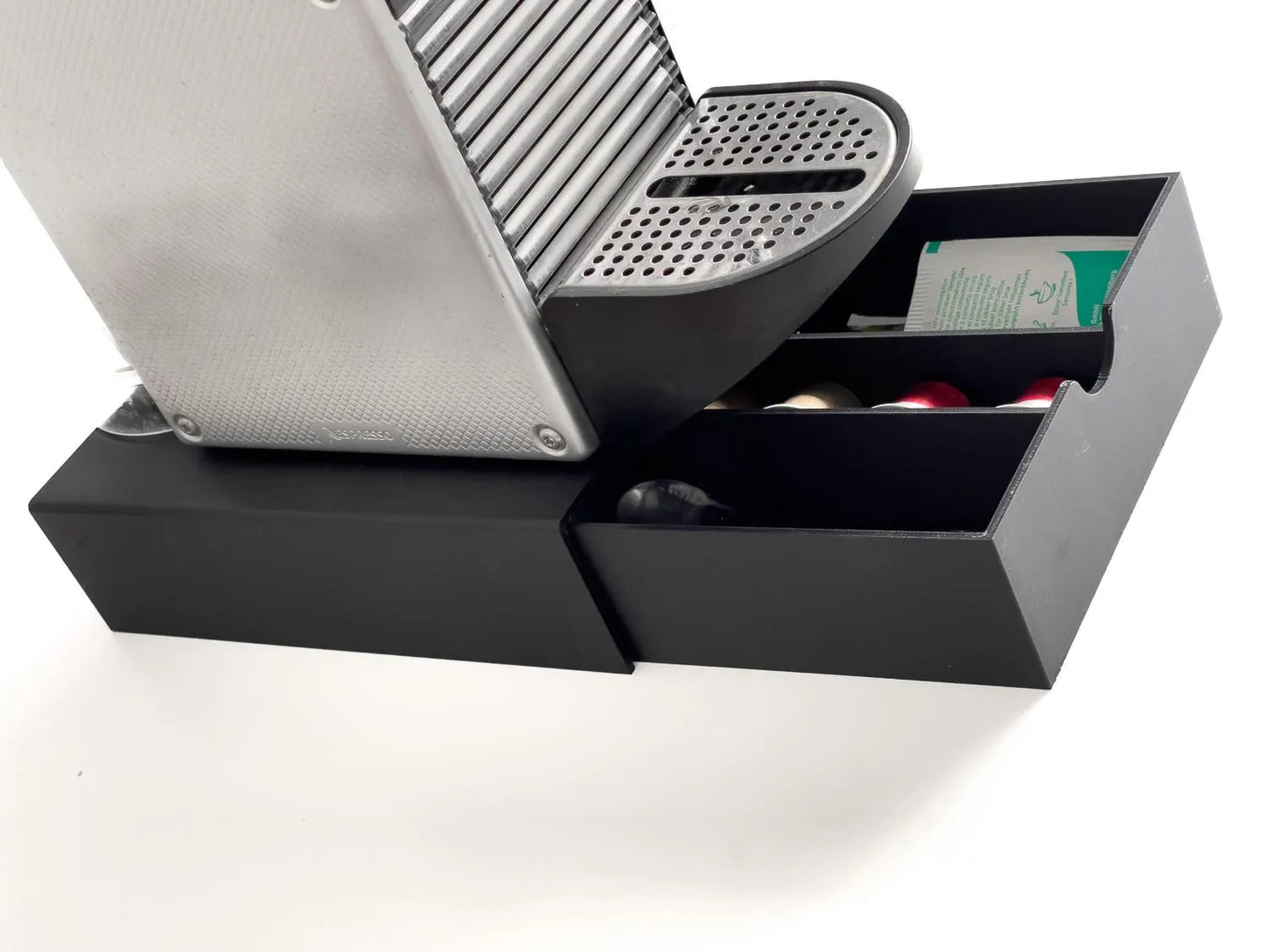 Coffee Machine Organizer Drawer – Under Machine Storage for Coffee Capsules, Tea & Accessories