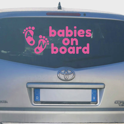 Babies on board personalized