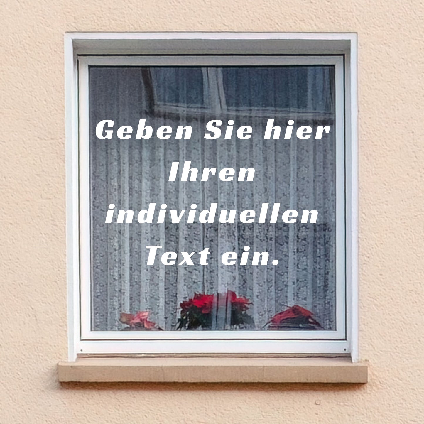 Custom Text- Window Door