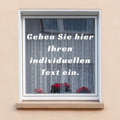 Custom Text- Window Door